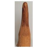 Carved Cedar Nat.American Sculpture by John Sivils