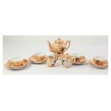 Miniature Lusterware Tea Set (15)