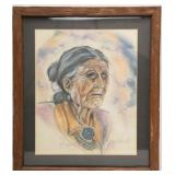 "Old Squaw" by K. Singleton Original Artwork
