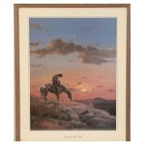 "End Of The Trail" Framed Picture By M. Caroselli