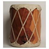Cedar and Animal Hide Native Style Drum