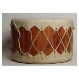Cedar and Animal Hide Native Style Drum