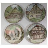 Karl Bedal Half Timbered Houses Collection Plates