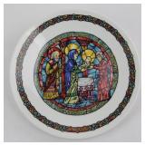 "La Purification" Noel Vitrail Collectors Plate