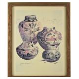 Native American Hopi, Acoma Pottery Painting