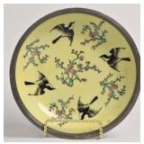 Pewter Encased Porcelain Bowl Hong Kong