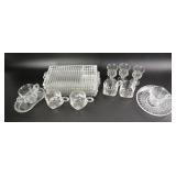 Candlewick Vintage Beaded Clear Pattern Glass