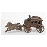 Antique Cast Iron Toy Stage Couch