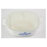 Corning Ware Blue Cornflower Casserole Dish