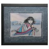 Native American Child Print By Kay Singleton