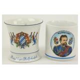 Vintage Bavarian China Mugs (2)