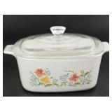 Autumn Meadow Corning Ware Covered Casserole Dish