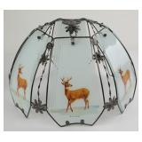 Round Deer Pendant Ceiling Fixture