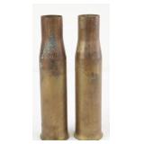 Brass Casings 33MM Shells (2)