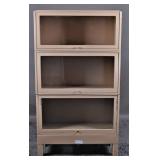 Mid Century Industrial Steel Barrister Bookcase