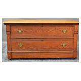 Antique Eastlake Style Oak Lowboy Dresser