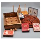Tower of Hanoi, Marble Solitaire, Cards, Etc