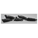 Reclining Soapstone Seal Carvings