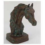 Jo Stafford Metal Bust of Horse - 1982