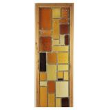 Vintage Framed Stained Glass