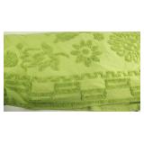 Green Chenille Queen Bedspread