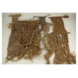 Burlap Macrame (8) & Plant Hangers (2)