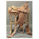 Leather Antique Pleasure Saddle