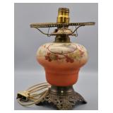 Antique Porcelain and Brass Lamp Base