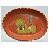 Mexican Redware Nesting Bowl