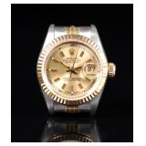 18K Gold Ladies ROLEX Datejust Watch, 54.3g