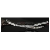 14k White Gold & Diamond Tennis Bracelet, 9.422g