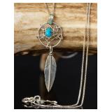 Sterling Silver Spiritcatcher Necklace, 1.82g, 16"