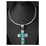 Sterling Silver Omega Chain Necklace, 25.61g, 20"
