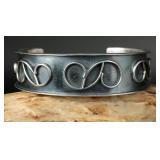 Sterling Silver Cuff Bracelet, 30.97g