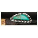 Sterling Silver Turquoise Ring, 21.58g, Size 7