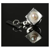 Vintage Mid Century Dante Pearl Tie Tack