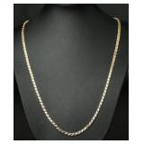 14k Gold Necklace, 7.21g, 19 1/2"