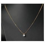 1/2 Carat 14k Gold Diamond Pendant