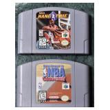 Nintendo 64 NBA Courtside & Hang Times Games (2)