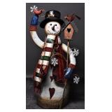Snowman Metal Figurine
