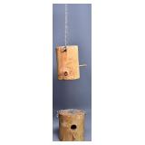 Tree Log Birdhome (2)