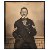 Union Solider Charcoal Portrait Civil War
