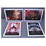 Games Workshop Warhammer 40k Anniversary Prints(4)