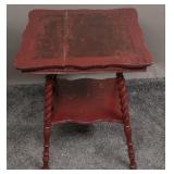 Red Oak Wood End Table