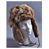 Vintage North King Rabbit Fur Hat Size Large