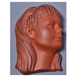 German Terracotta Marzi & Remy Wall Mask
