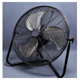 Black Metal Floor Fan