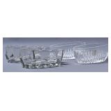Princess House Crystal Spoon/Fork Holders (4)