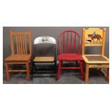 Vintage Small Chair Set (4)