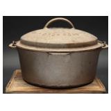 Vintage Wagner Ware No.8 Drip Drop Round Roaster